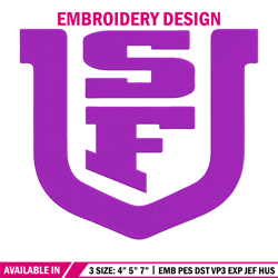 sf state logo embroidery design, ncaa embroidery, sport embroidery,logo sport embroidery,embroidery design.