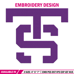 st. thomas logo embroidery design,ncaa embroidery,sport embroidery, logo sport embroidery, embroidery design.