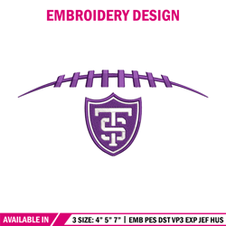 st. thomas university logo embroidery design, ncaa embroidery, sport embroidery, embroidery design,logo sport embroidery
