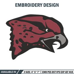 maryland eastern shore logo embroidery design, ncaa embroidery, sport embroidery,logo sport embroidery,embroidery design