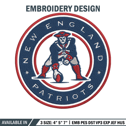 new england patriots football embroidery design, new england patriots embroidery, nfl embroidery, logo sport embroidery.