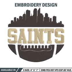 new orleans saints embroidery design, new orleans saints embroidery, nfl embroidery, sport embroidery, embroidery design