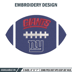 new york giants embroidery design, new york giants embroidery, nfl embroidery, sport embroidery, embroidery design