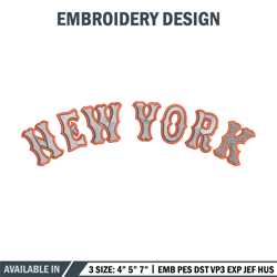 new york mets logo embroidery design, sport embroidery, logo sport embroidery, embroidery design, mlb embroidery