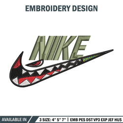 nike x logo car embroidery design, logo car embroidery, nike design, embroidery shirt, embroidery file,digital download