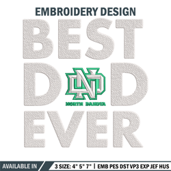 north dakota poster embroidery design, ncaa embroidery, sport embroidery, logo sport embroidery,embroidery design