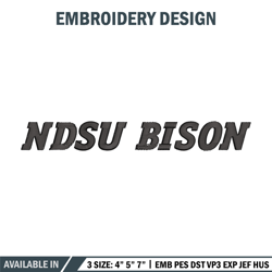 north dakota state logo embroidery design, ncaa embroidery, embroidery design,logo sport embroidery,sport embroidery