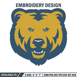 northern colorado logo embroidery design, ncaa embroidery, sport embroidery,logo sport embroidery,embroidery design