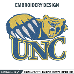 northern colorado logo embroidery design, sport embroidery, logo sport embroidery, embroidery design,ncaa embroidery