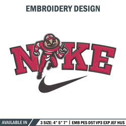 ohio state buckeyes embroidery design, ncaa embroidery, nike design, embroidery file,embroidery shirt, digital download