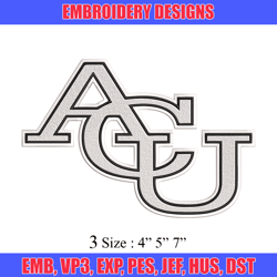 abilene christian logo embroidery design,ncaa embroidery, embroidery design, logo sport embroidery, sport embroidery.