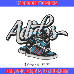 adidas logo embroidery design, rugrats embroidery, embroidery file, anime embroidery, adidas shirt, digital download