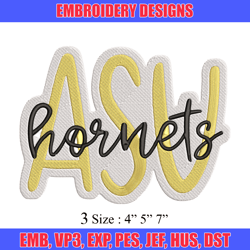 alabama state hornets logo embroidery design, ncaa embroidery, sport embroidery,logo sport embroidery,embroidery design