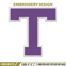 tarleton texans logo embroidery design, ncaa embroidery, sport embroidery, logo sport embroidery, embroidery design.