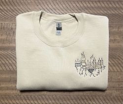 magic castle, wizard embroidered crewneck, wizard hoodie