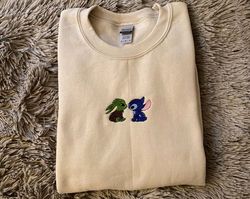 custom stitch and yoda embroidered sweatshirt