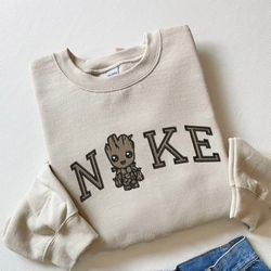nike baby groot star wars embroidered sweatshirt