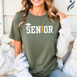 senior 2024 t-shirt as senior gift graduation, school shirt, back to school gift