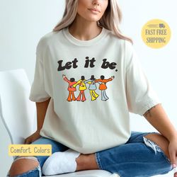 let it be graphic tee, music shirt, music tee shirt