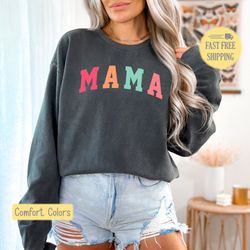 mama comfort colors t-shirt, retro mama shirt, trending now mama tshirt