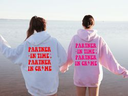 funny best friend shirts, womens partner in crime t-shirt, bff gifts for women