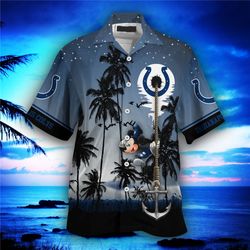 indianapolis colts hawaiian shirt hawaii night sky, personalized nfl indianapolis colts hawaiian shirt