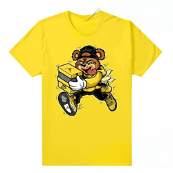 lightning 4s shirt yellow sneaker heist, jordan shirt, basketball shirt, sneaker tee, sport shirt, graphic tee, bear tee