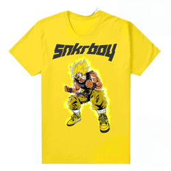 lightning 4s jordan sneaker tees yellow snkrboyxsuper saiyan goku,jordan shirt,saiyan goku shirt,anime shirt,basketball