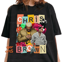 chris brown unisex t-shirt, chris brown graphics tee, vintage chris brown shirt, chris brown 2024 tour tee,chris brown