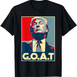 trump goat middle finger election 2024 republican poster t-shirt, trump vote t-shirt, usa america patriotic 2024 shirt