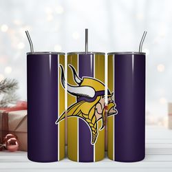 minnesota vikings 20oz tumbler wrap