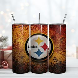 pittsburgh steelers 20oz tumbler wrap