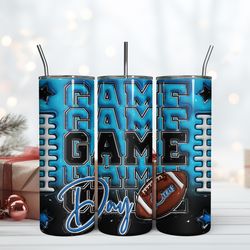 detroit lionsgame day 20oz tumbler design, wrap design design, wrap design