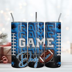 carolina panthersgame day 20oz tumbler design, wrap design design, wrap design