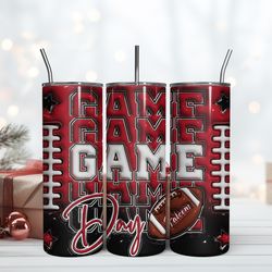 atlanta falconsgame day 20oz tumbler design, wrap design design, wrap design