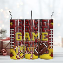 arizona cardinalsgame day 20oz tumbler design, wrap design design, wrap design