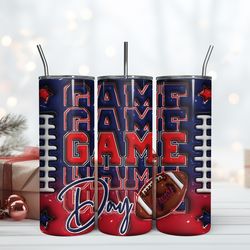 new york giantsgame day 20oz tumbler design, wrap design design, wrap design