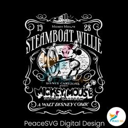 vintage mickey mouse steamboat willie svg