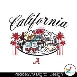 lank california alabama football svg