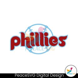 retro philadelphia phillies baseball svg