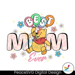 winnie the pooh best mom ever mothers day png