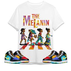 the melanin unisex tees jordan 1 mid gs six championships sweatshirt