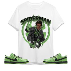 sb dunk buttercup unisex shirt, sweatshirt, hoodie, spiderman miles