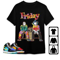 horror friday unisex tees jordan 1 mid gs six championships sweatshirt