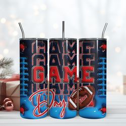 tennessee titansgame day 20oz tumbler design, wrap design design, wrap design