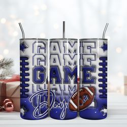 indianapolis coltsgame day 20oz tumbler design, wrap design design, wrap design