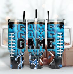 detroit lionsgame day 40oz tumbler design, wrap design design, wrap design