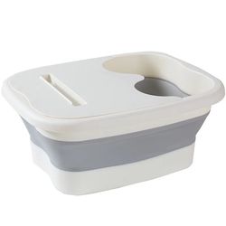 foldable footbath massage bucket soaking bucket folding basin spa foot bath bucket household sauna bathtub pedicure bath