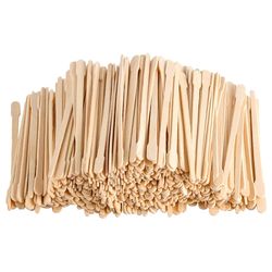 toiletry kits wood tongue depressor spatula, 100pcs woman wooden body hair removal sticks, waxing disposable sticks