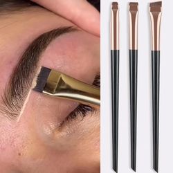 makeup brushes makeup tool ,eyebrow brush portable flat fine eye liner ,3pcs/set blade eyeliner brush